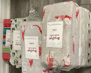 TC-017 Sheet Set Merry & Bride Flsneeel Assorted - Wholesale linen factory