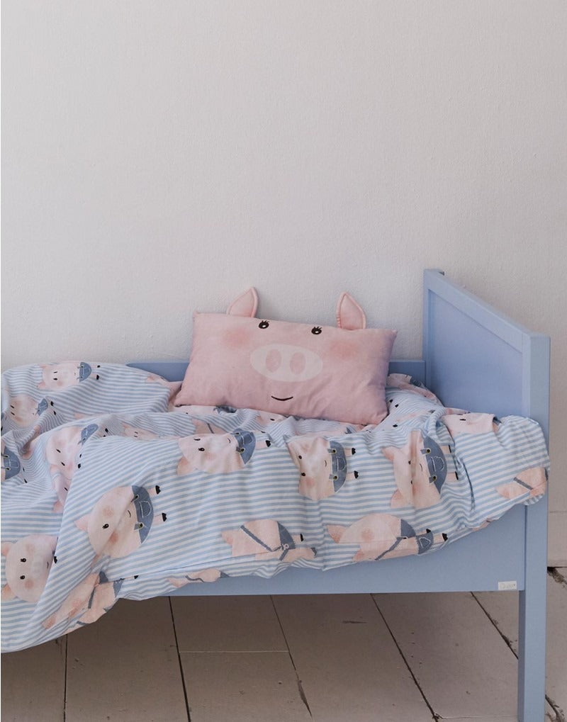 Covers & Co 144 Thread Count 100% Cotton Cushion Pink Piggy 12x20 - Wholesale linen factory